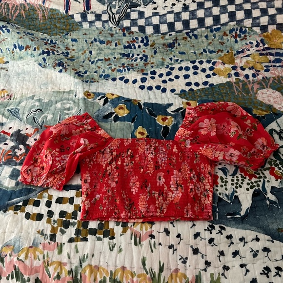 Lulu’s A Chance For Love Crop Top - Picture 3 of 6